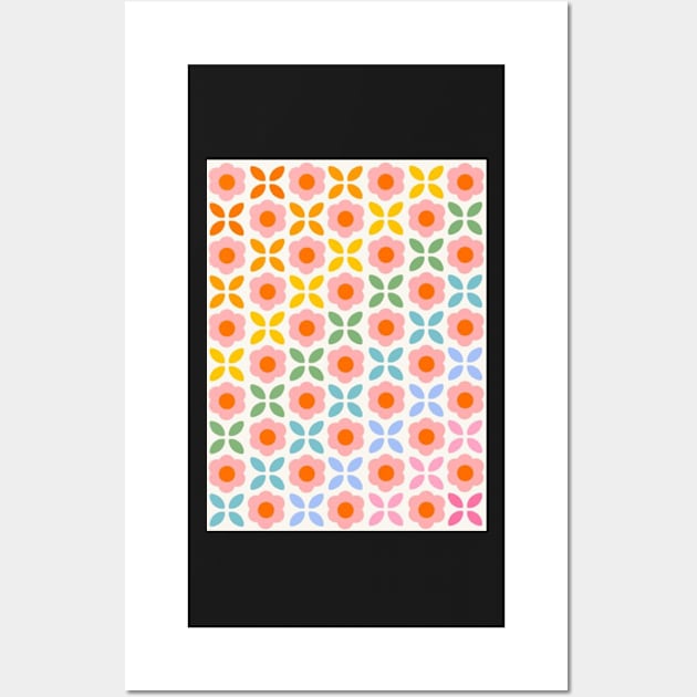 Retro Pattern Wall Art by AmandaGJ9t3